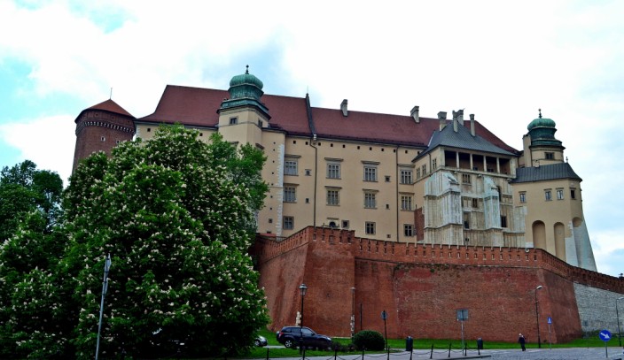 Street view of the Castle from outside the walls